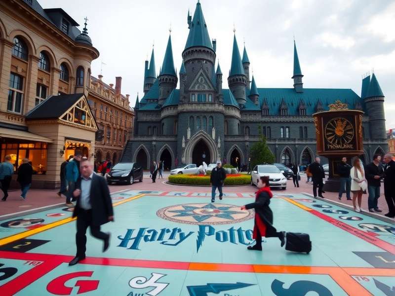 Monopoly GO Harry Potter Event Gameplay Screenshot showing magical boards and dice