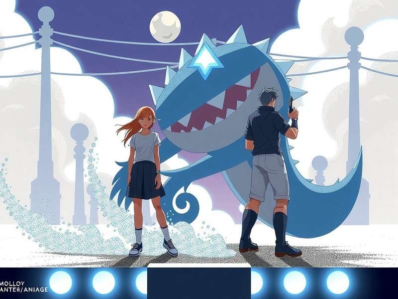 Collection of colorful dice on a Monopoly GO themed background