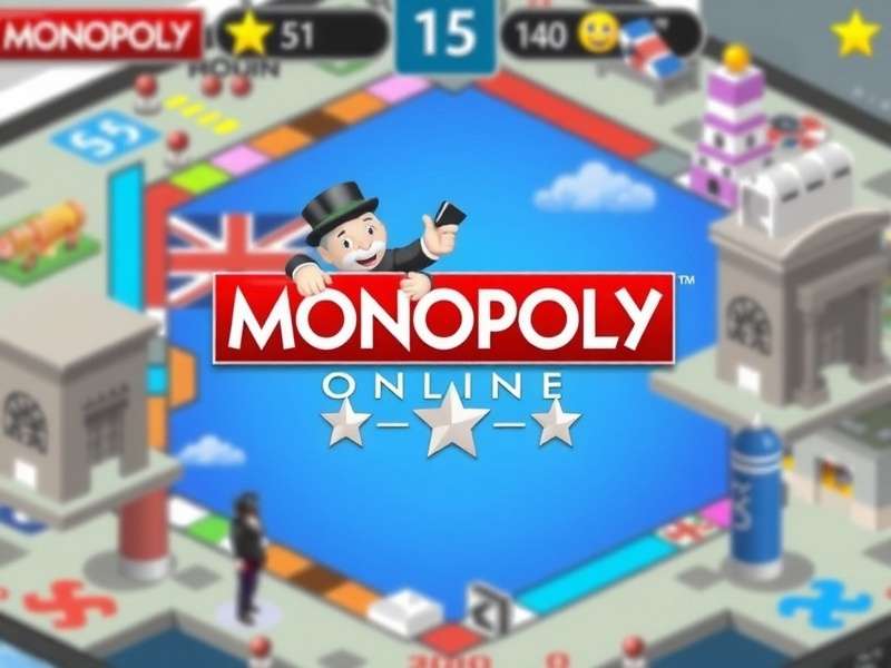 Monopoly GO free online gameplay showing dice rolls and board strategy