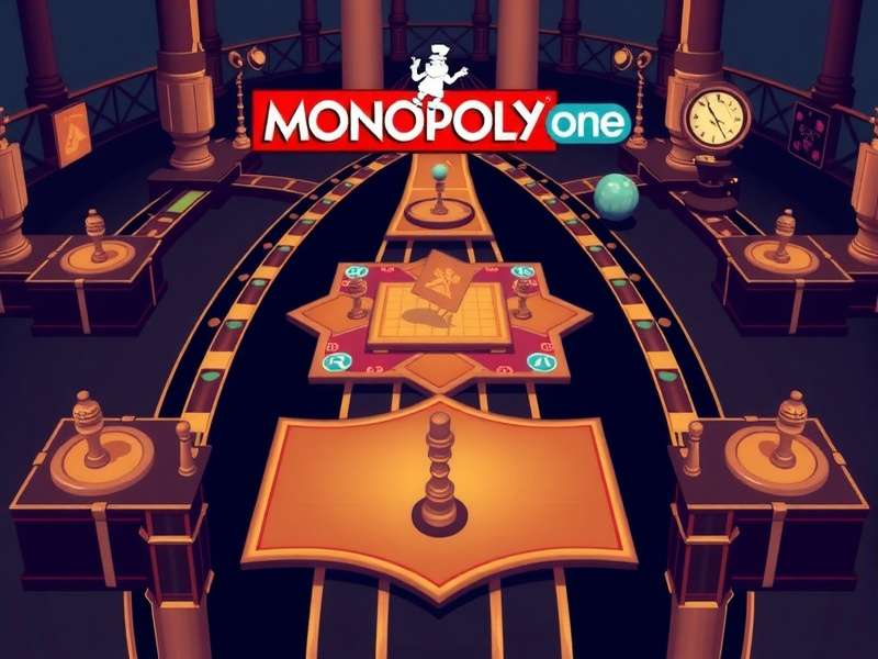 Monopoly GO game board and pieces