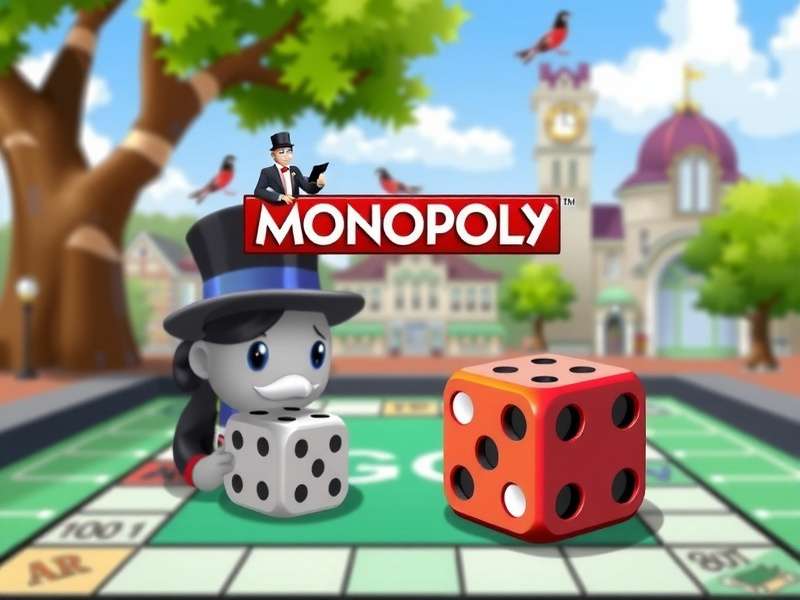 Infographic showing all sources of free dice in Monopoly GO