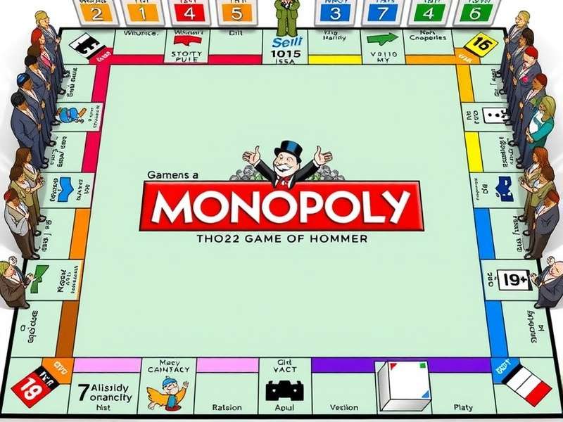 Monopoly GO gameplay screenshot showing a vibrant board and dice roll interface
