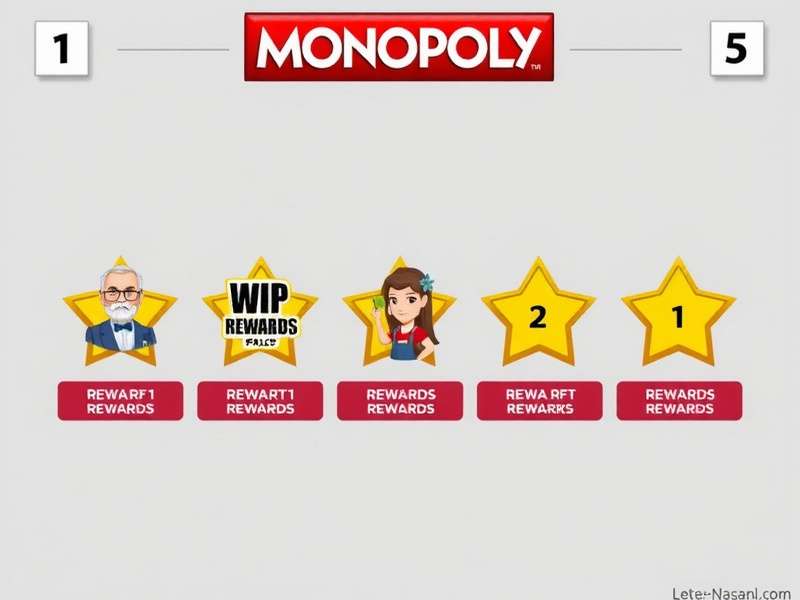Infographic showing Monopoly GO event reward tiers and probabilities