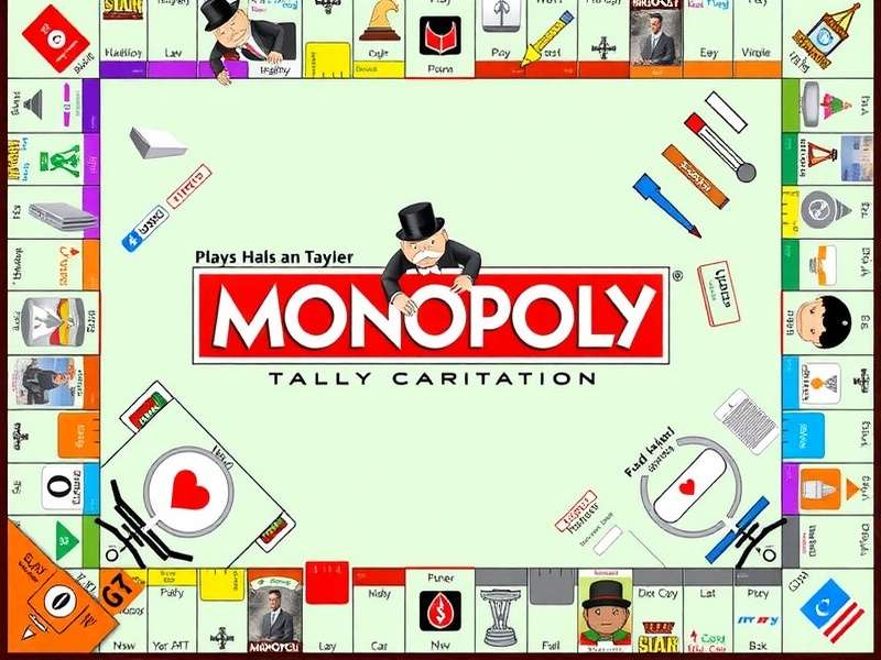 Monopoly GO gameplay on mobile device showing dice rolls and properties