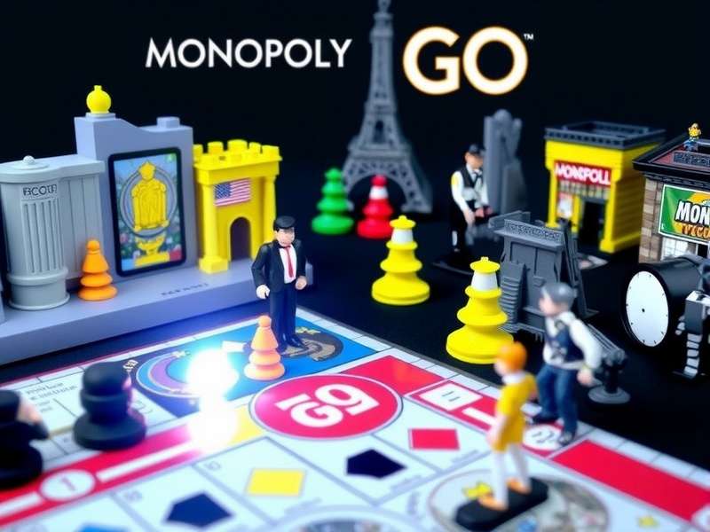 Strategic overview of a high-level Monopoly GO board belonging to a Tycoon player