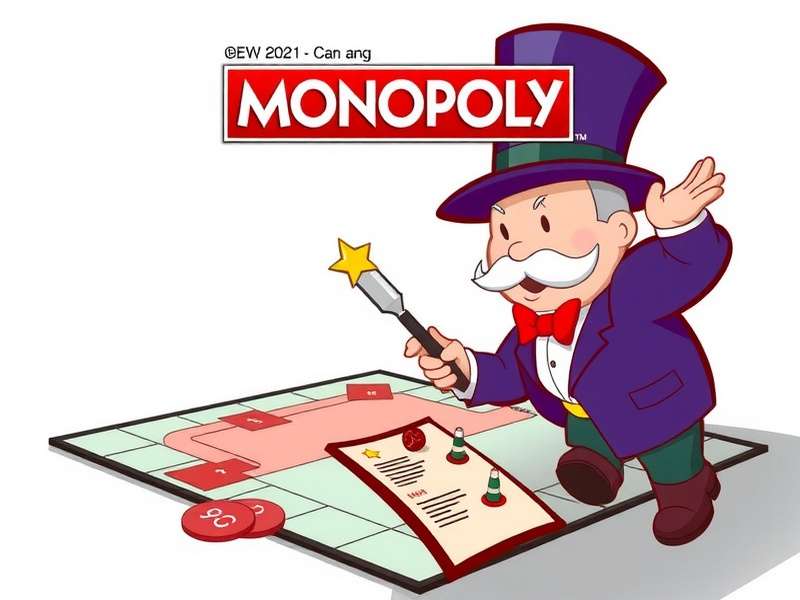 Monopoly GO Events showcase with dice, tokens, and Golden Blitz cards