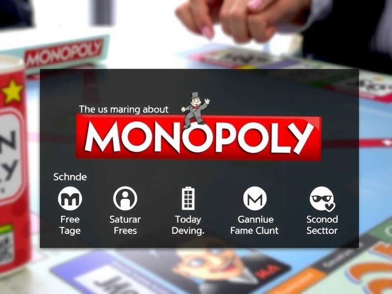 Monopoly GO game board with dice and events calendar