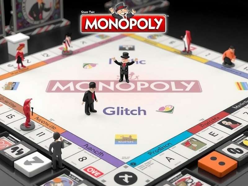 Monopoly GO iOS glitch illustration showing dice and iPhone