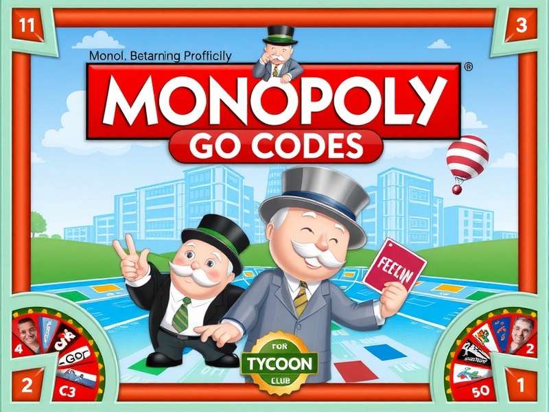 Monopoly GO Tycoon Club strategy board showing dice, stickers and rewards
