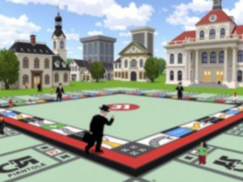 Monopoly GO gameplay collage showing dice, boards, and tokens