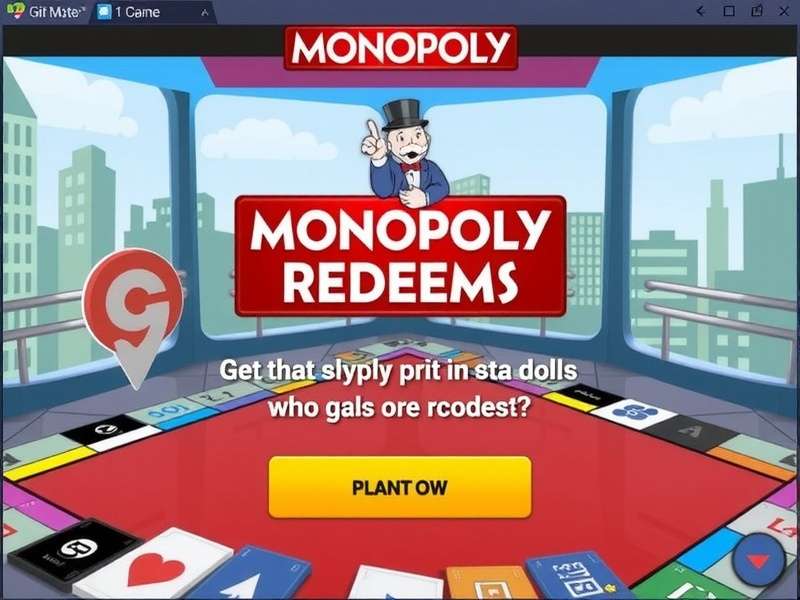 Monopoly GO redeem code screen interface showing where to enter codes