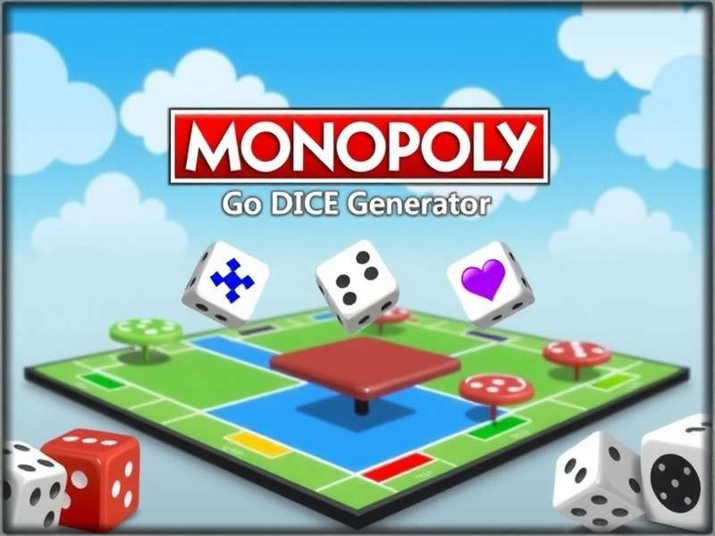 Visual representation of Monopoly GO dice generator tools and interfaces