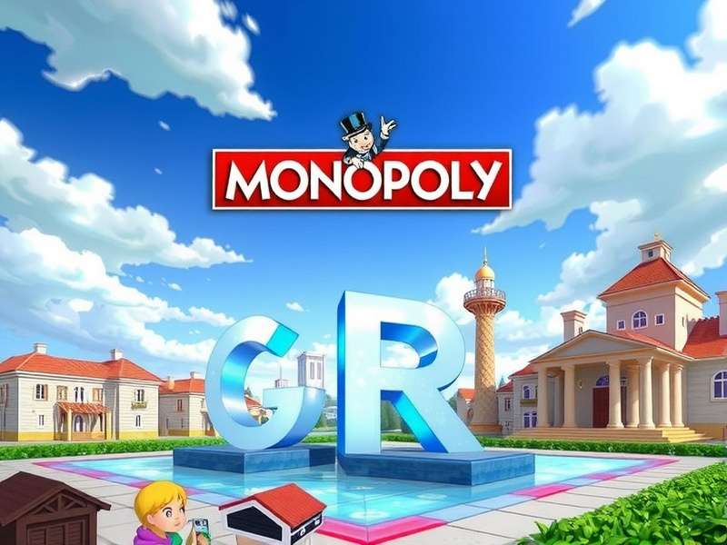 Monopoly GO reward codes and free dice banner showing game board with dice and coins