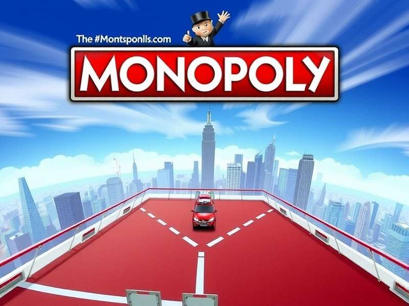 Monopoly GO Board with Free Online Monopoly branding