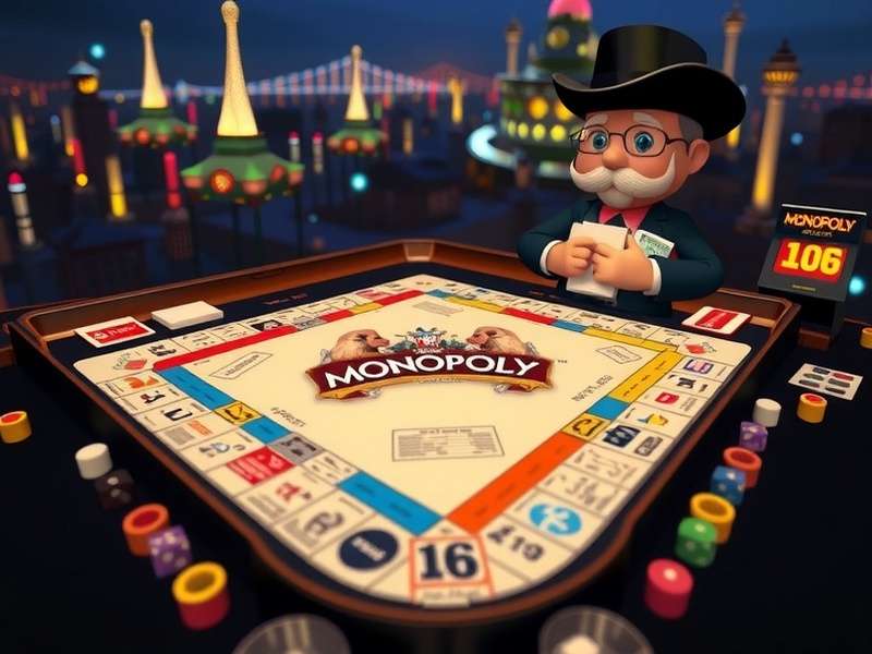 Monopoly GO game board with dice and Tycoon tokens — Game Monopoly strategy guide