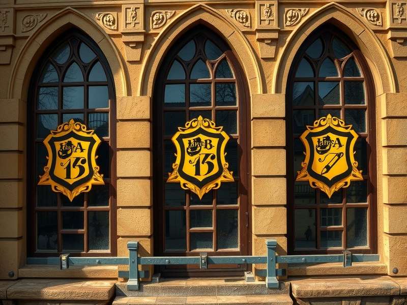 Harry Potter House Shields – Gryffindor, Hufflepuff, Ravenclaw, Slytherin crests in Monopoly GO style