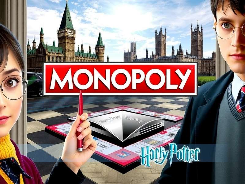 Harry Potter Monopoly Go – Magical board game with wizards, properties, and adventure